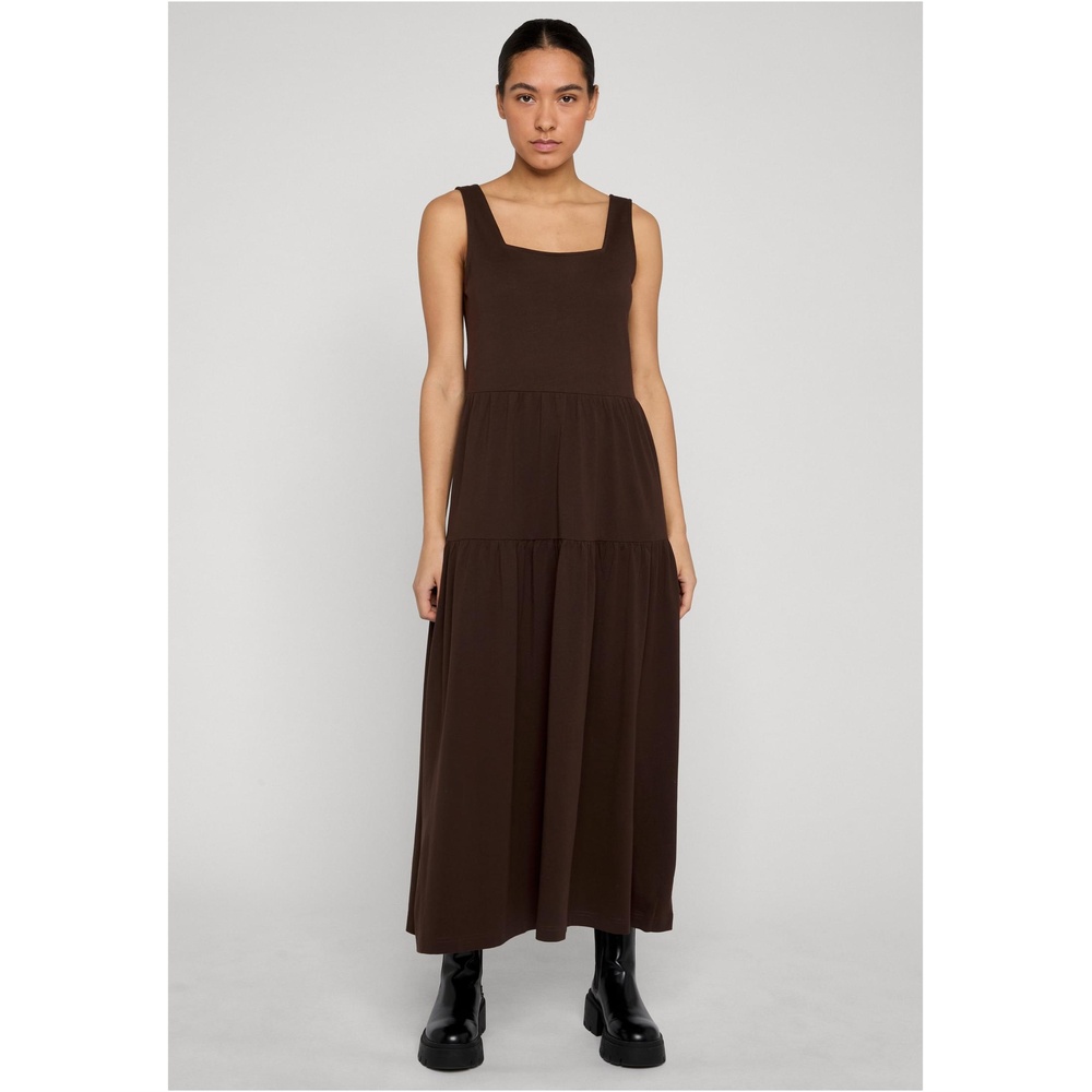 Urban Classics - 7/8 Length Valance Summer Long dress - Brown